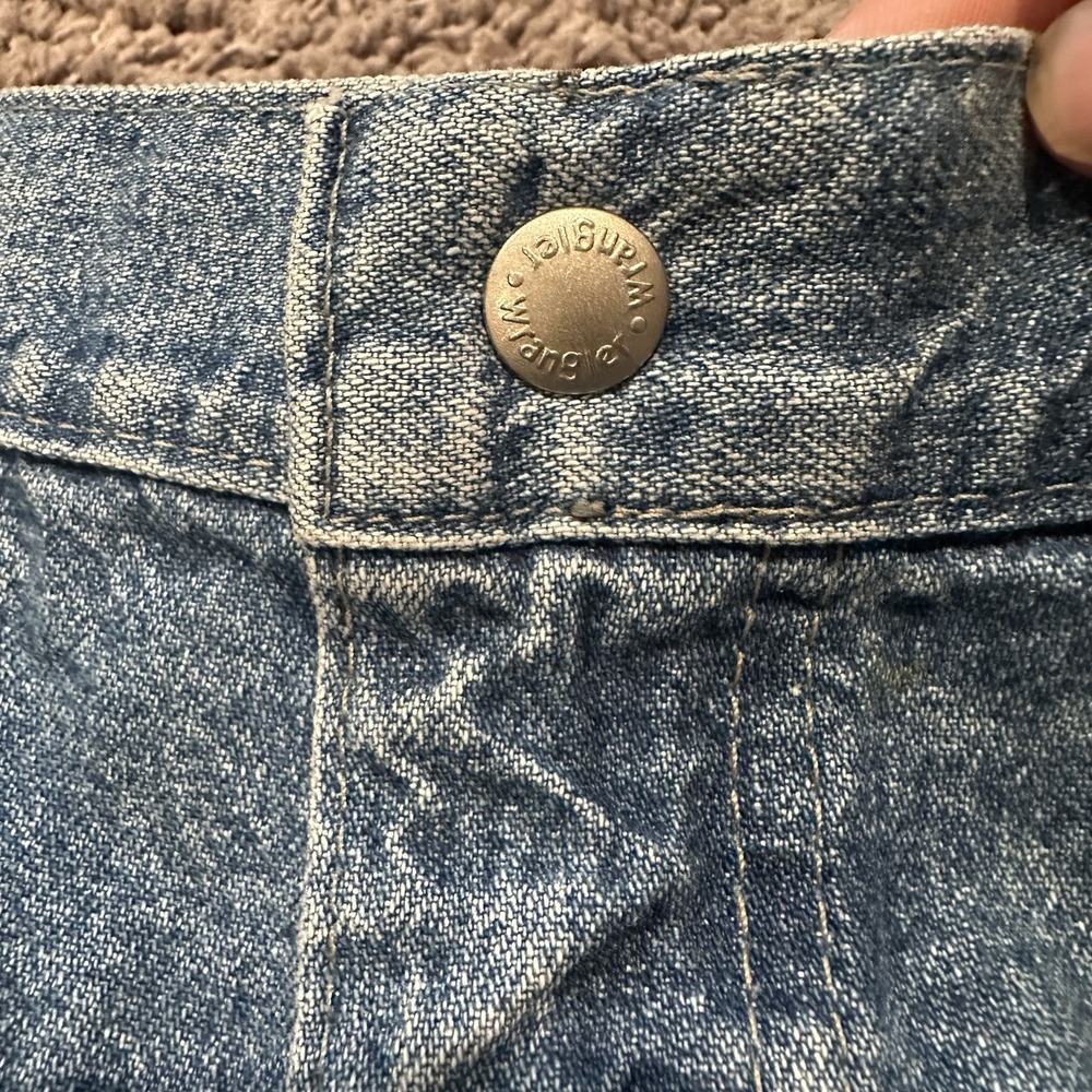 Wrangler Vintage Relaxed Fit Carpenter Jeans Women's Size 16 Reg Made In USA - Picture 2 of 12